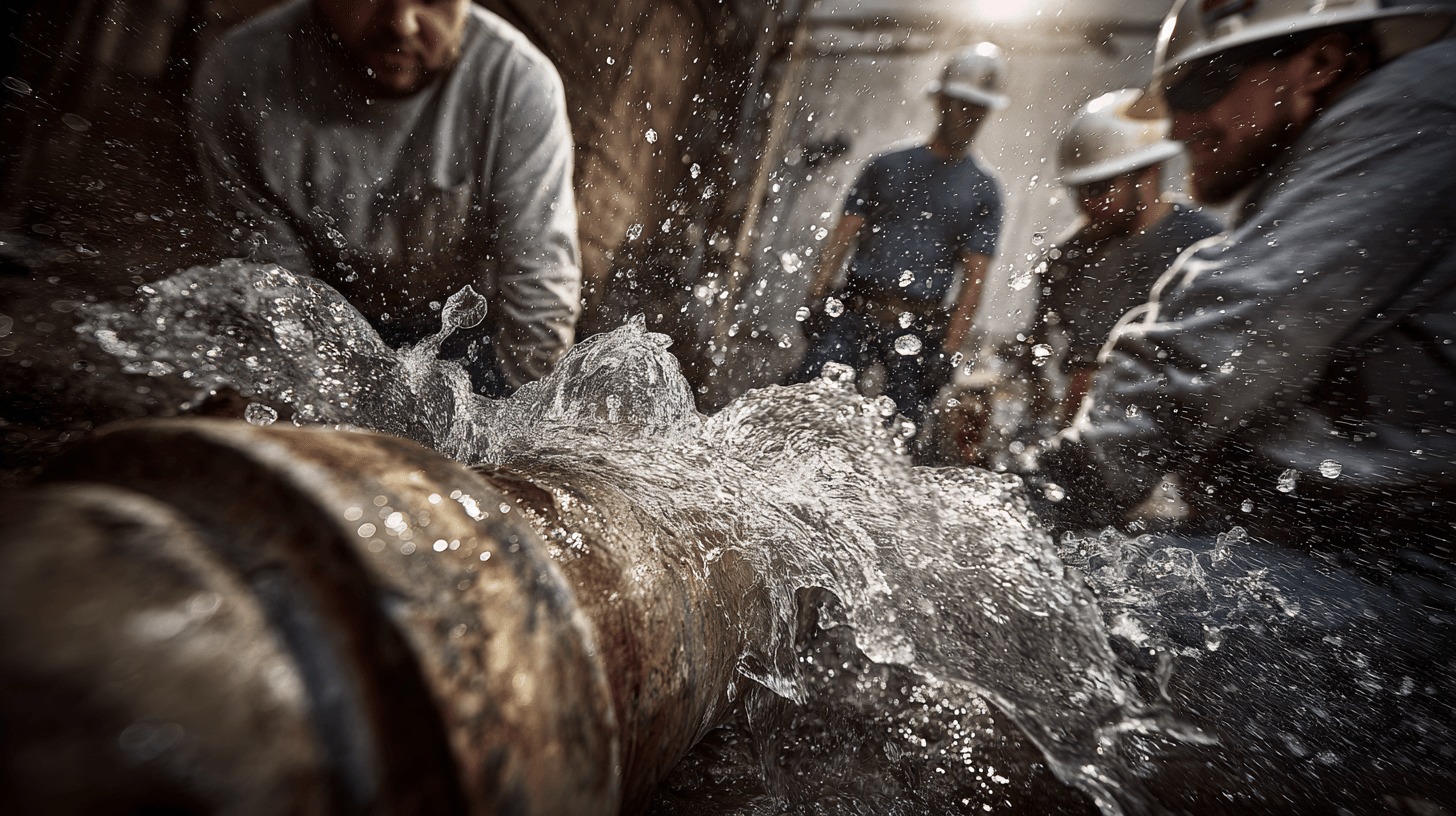 burst pipe repair