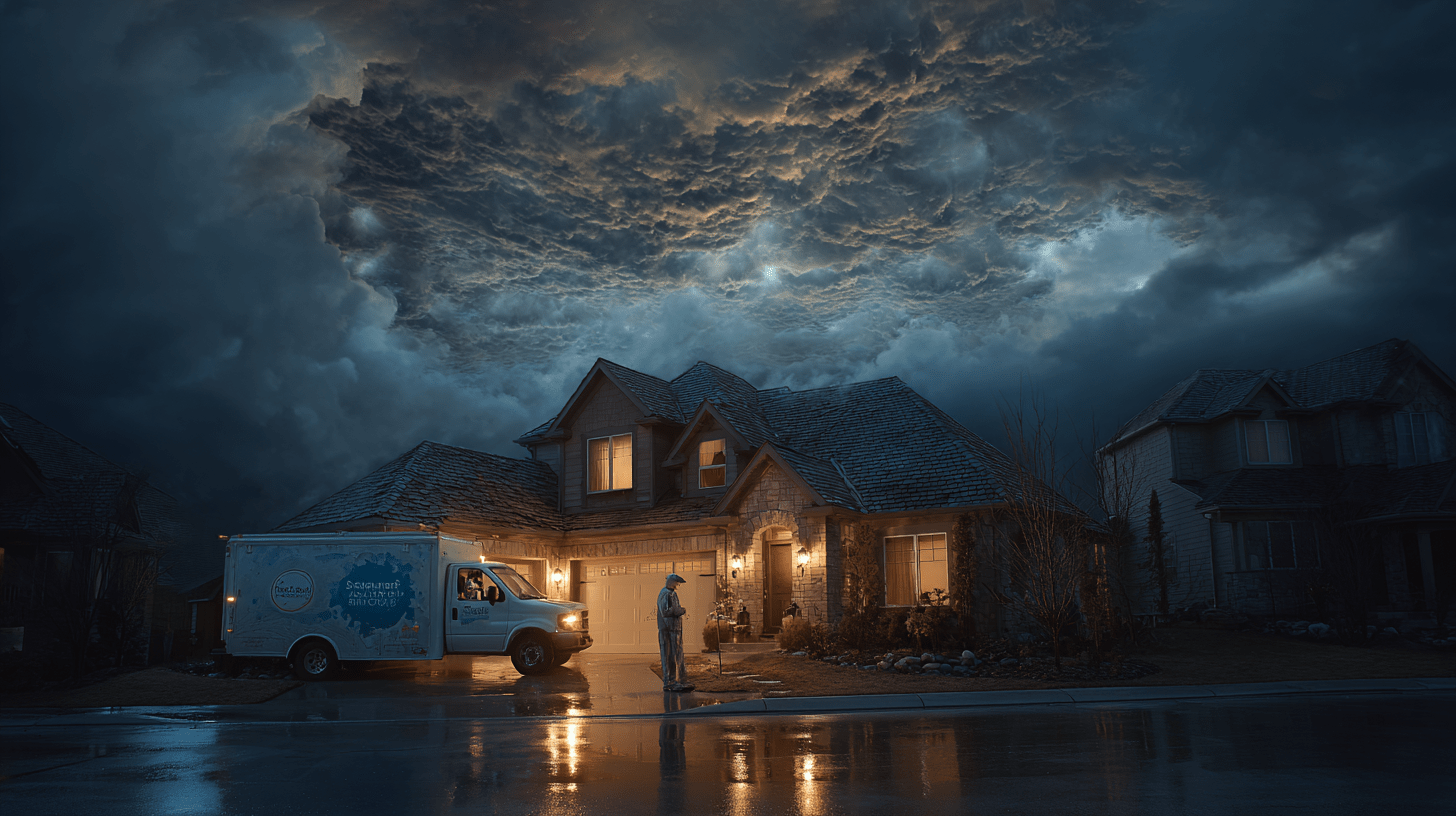what to do when pipe bursts at night
