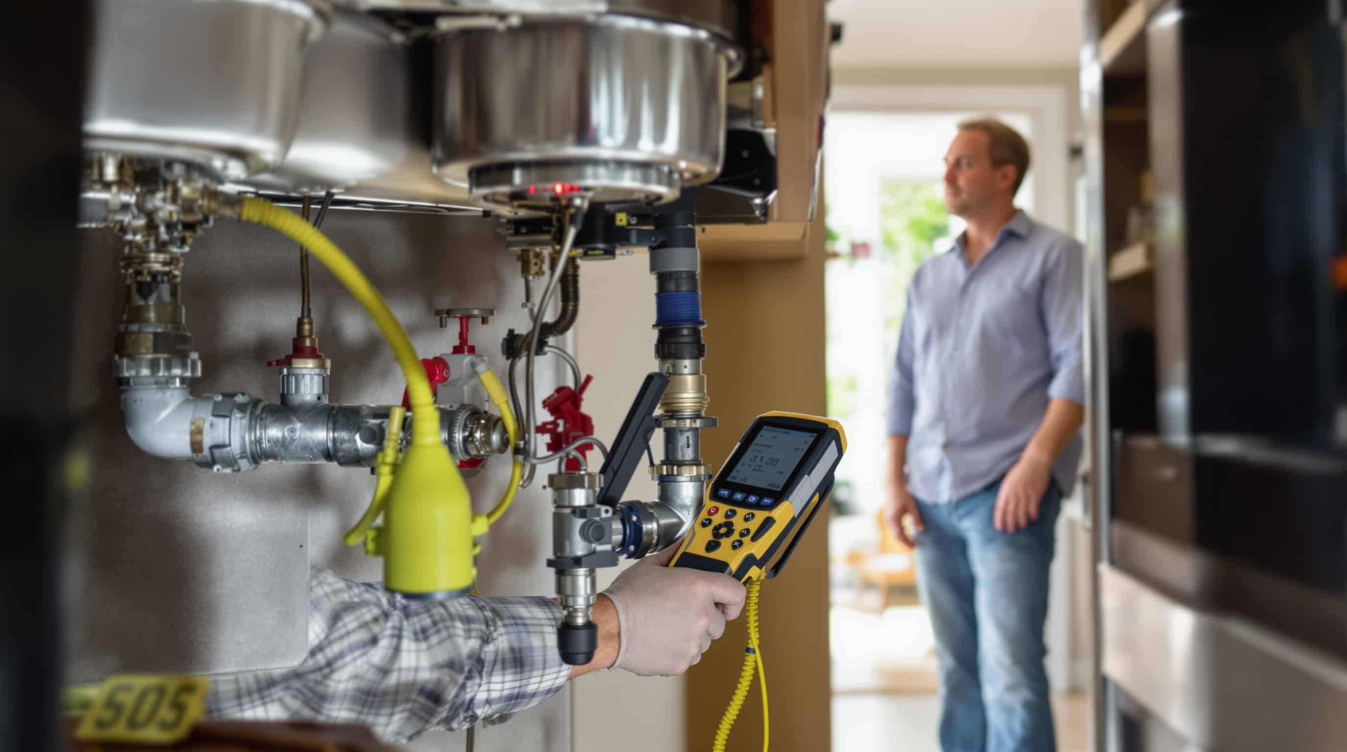 what to do if you smell gas at home